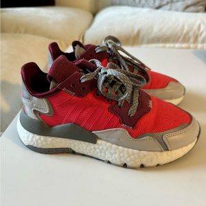 Cordura Red/Grey adidas Nite Joggers size 5